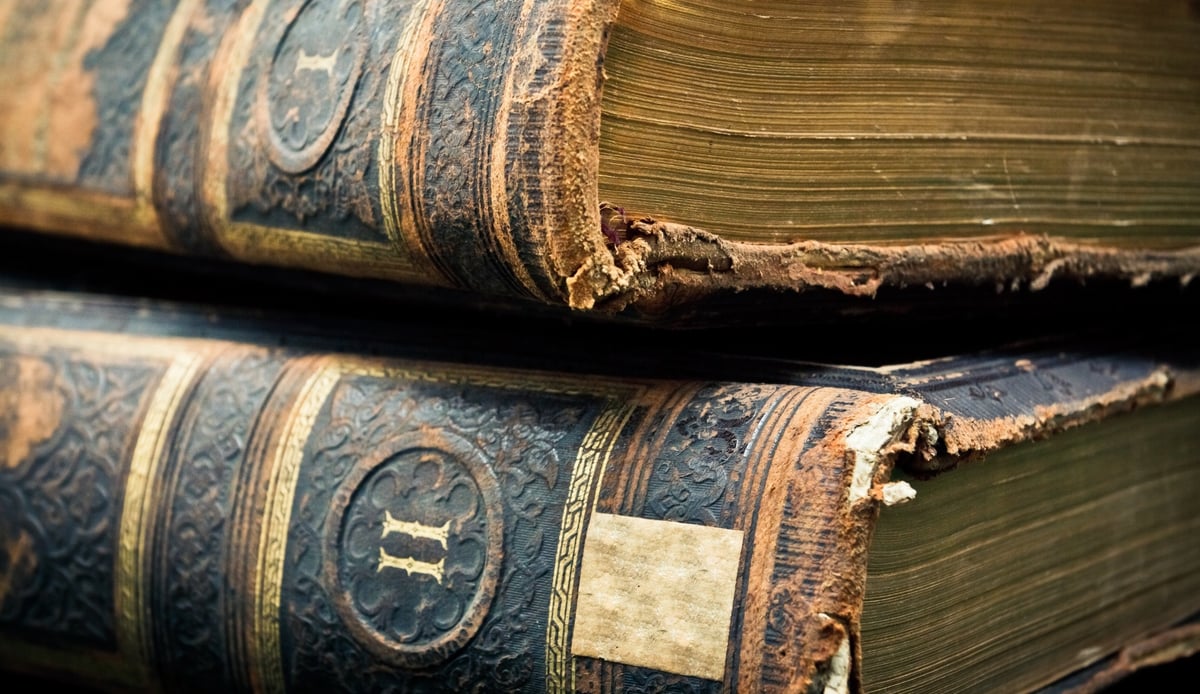 Bound book volume collection