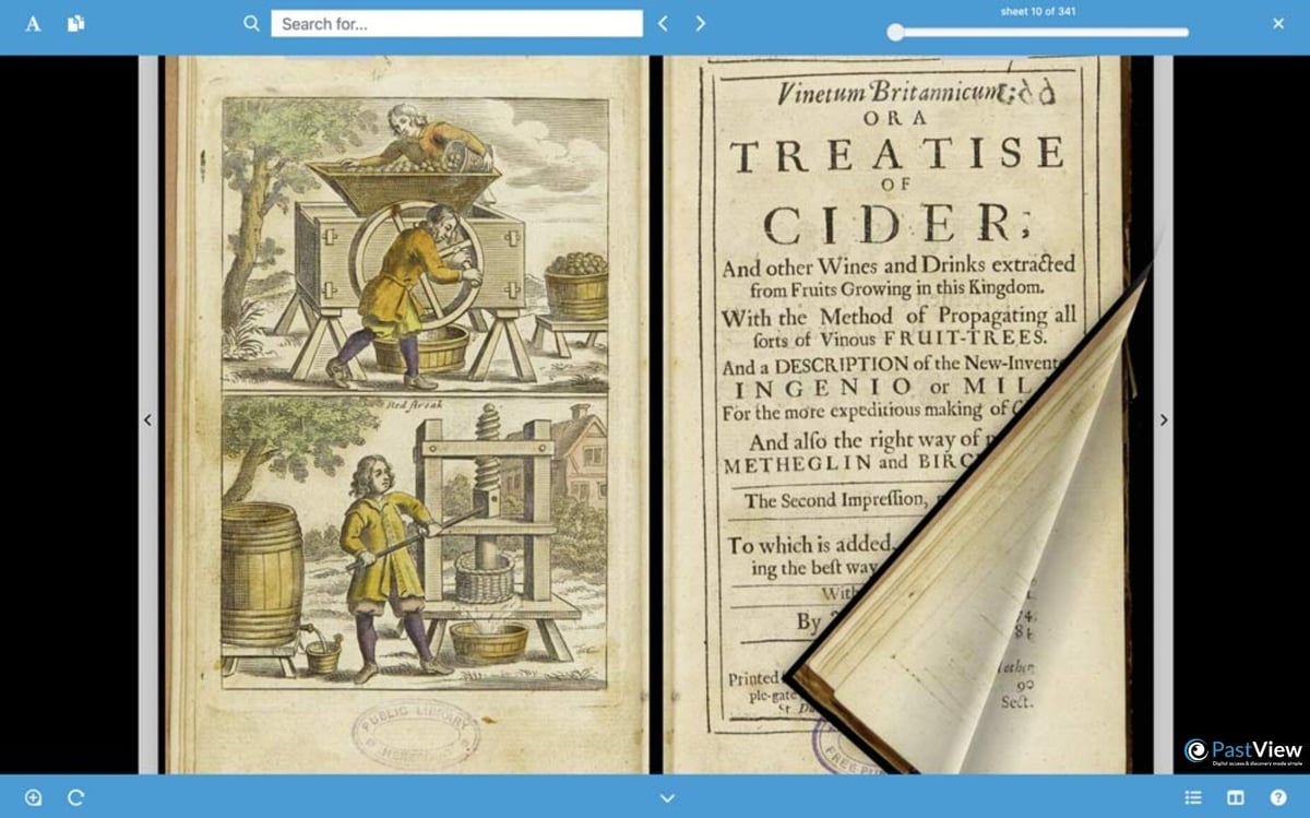PastView page turner