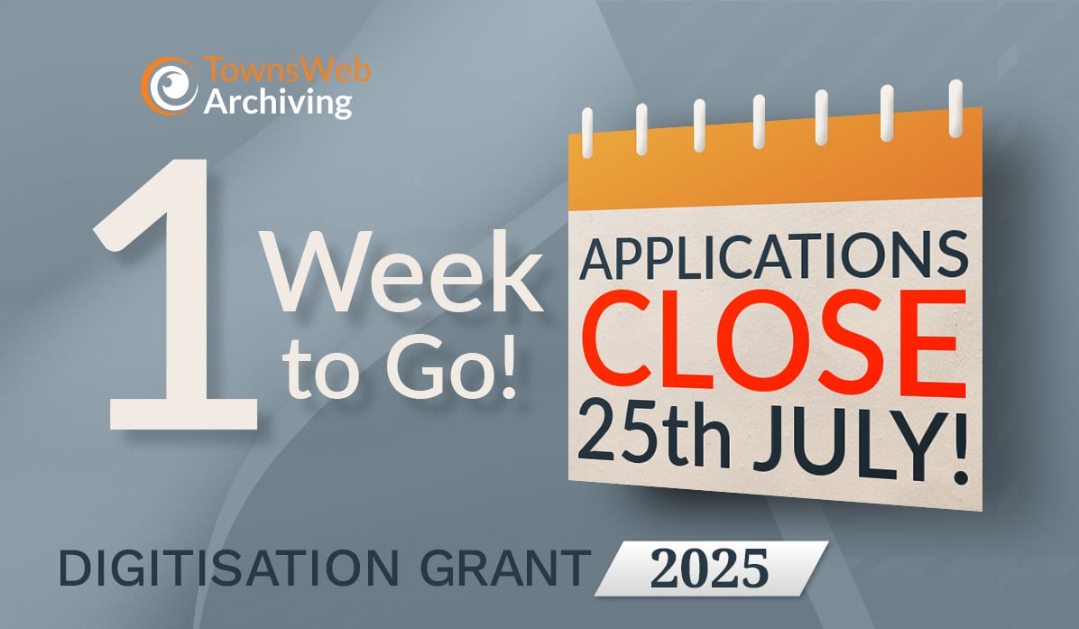 TWA Digitisation Grant 2025: 1 Week To Go!